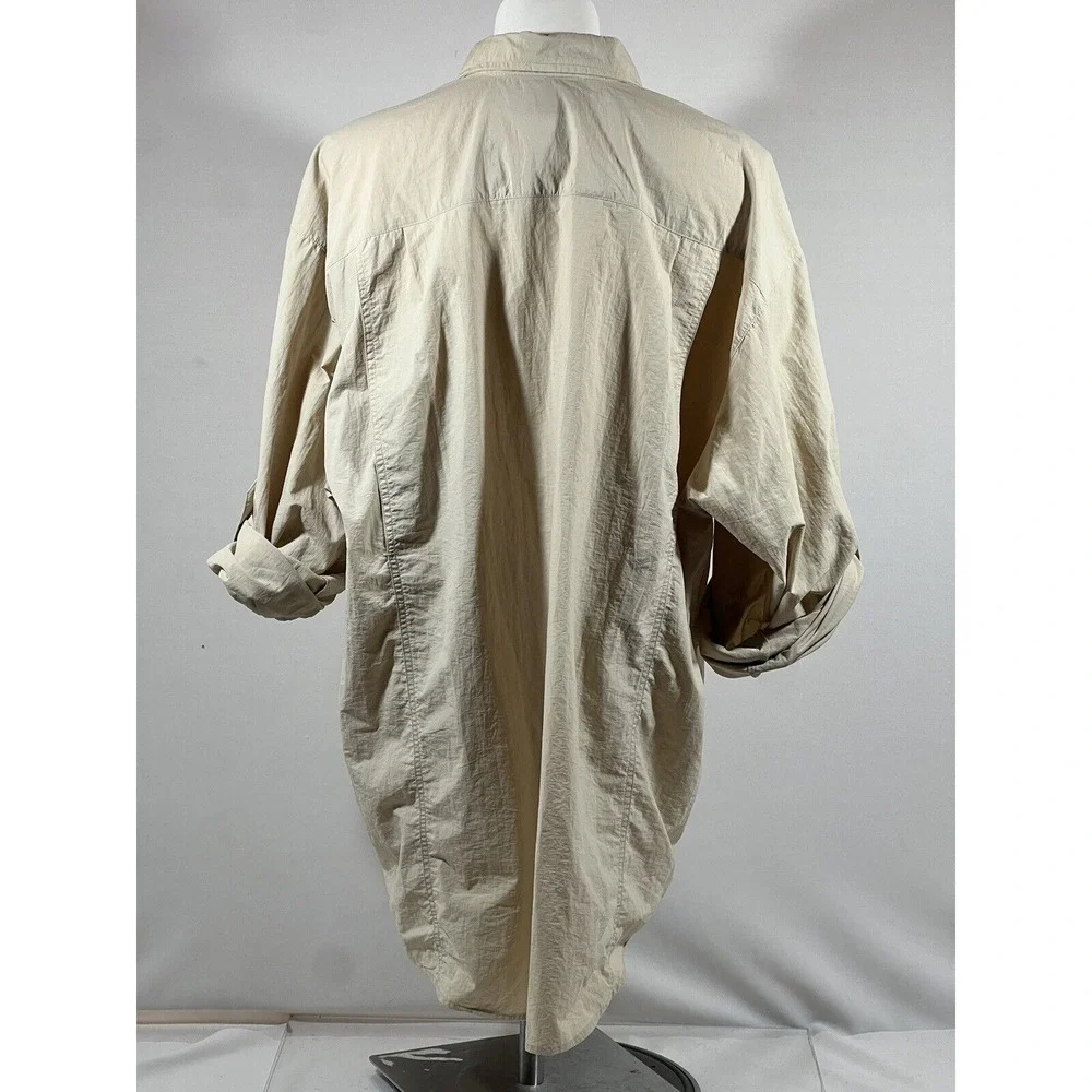 Sportif‎ Mens XXL Fishing Shirt Khaki Vented SPF Outdoor Utility